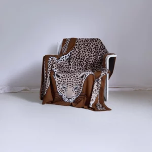 Plaid Léopard choco • Inouï Editions •