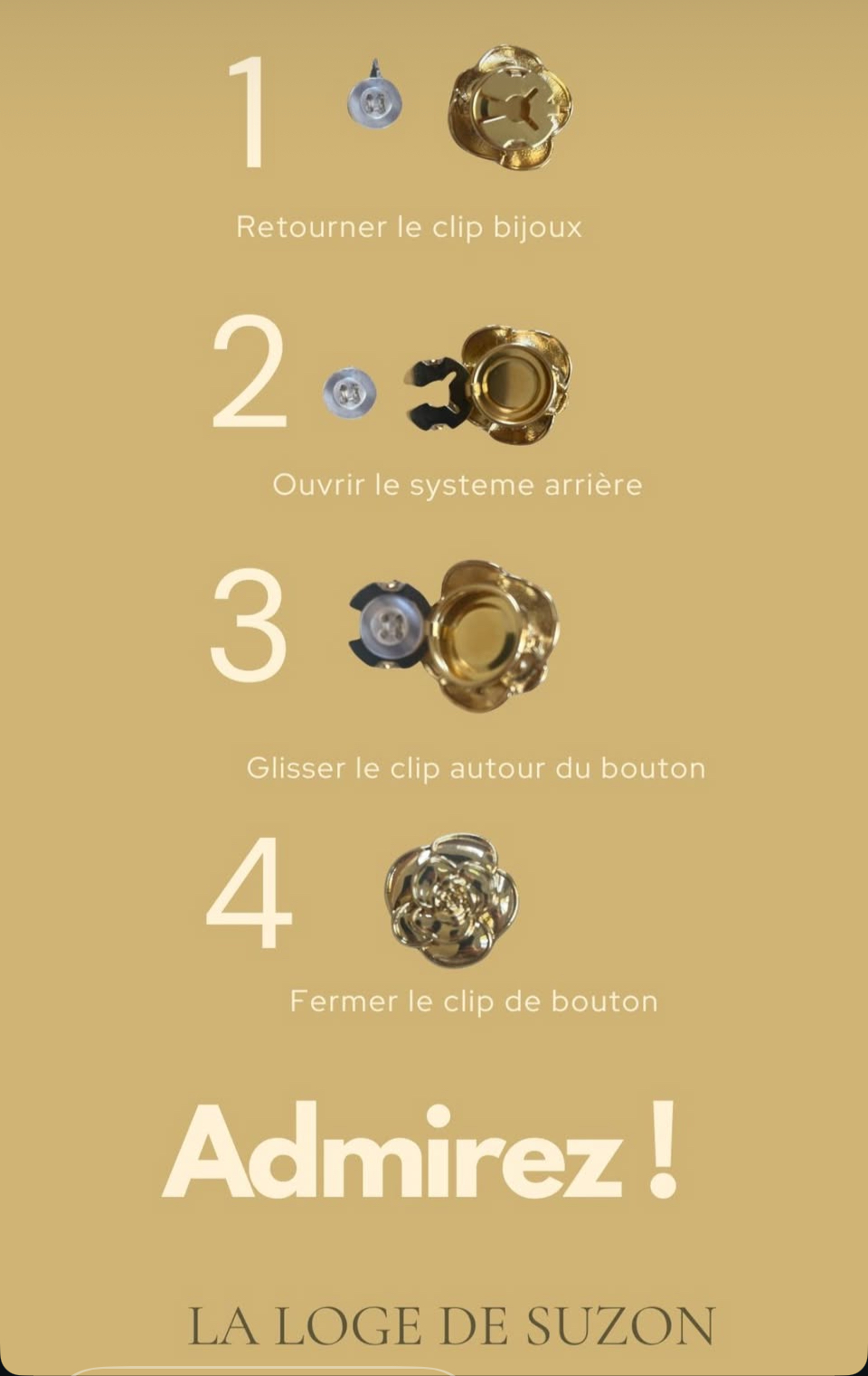 Cache Bouton • La Loge de Suzon • – Image 4