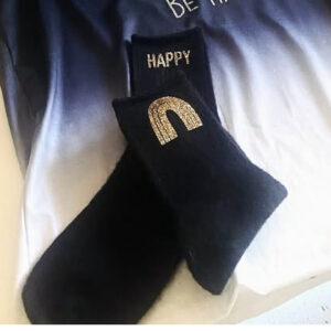 Chaussettes Laine Message • Parisienne.kom •