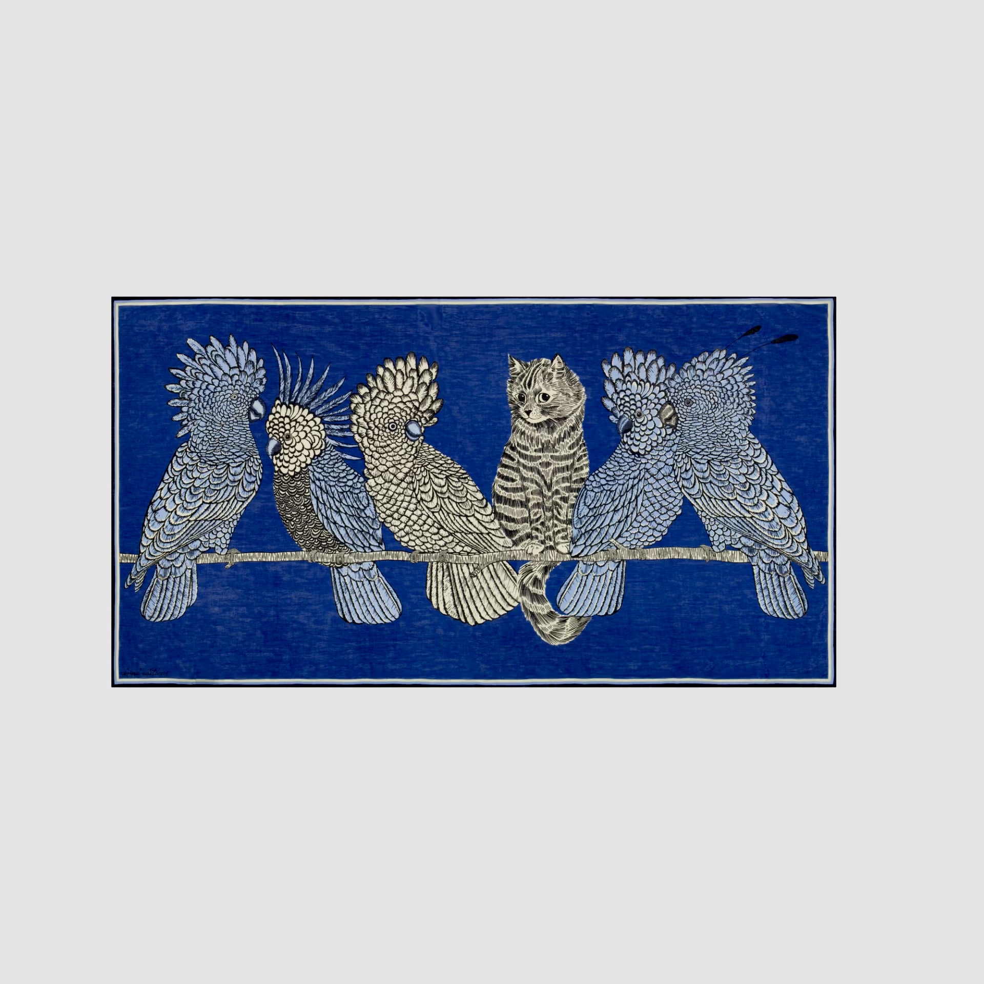 Étole Caracat Bleu •Inouï Editions• – Image 2