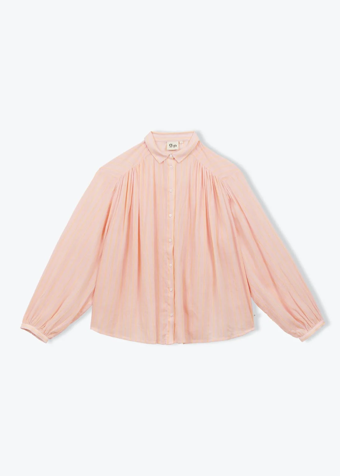 Blouse Rose Rayures Fluos •a.p• – Image 2