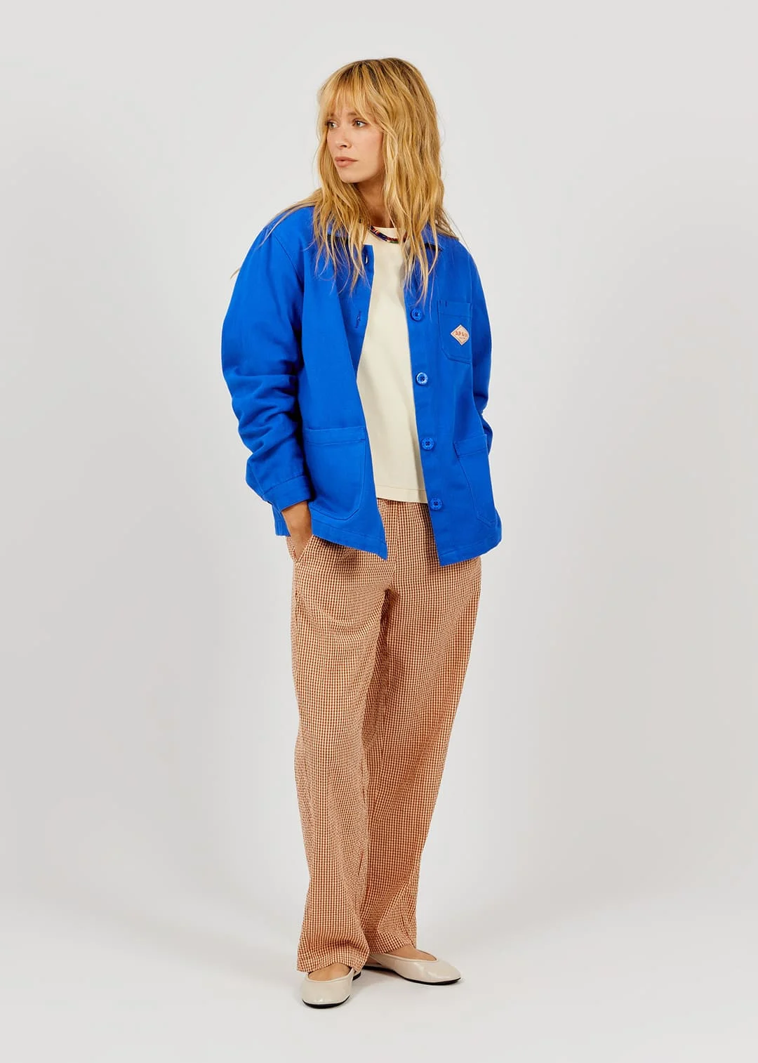 Veste Coton rustique Bleu • a.p •