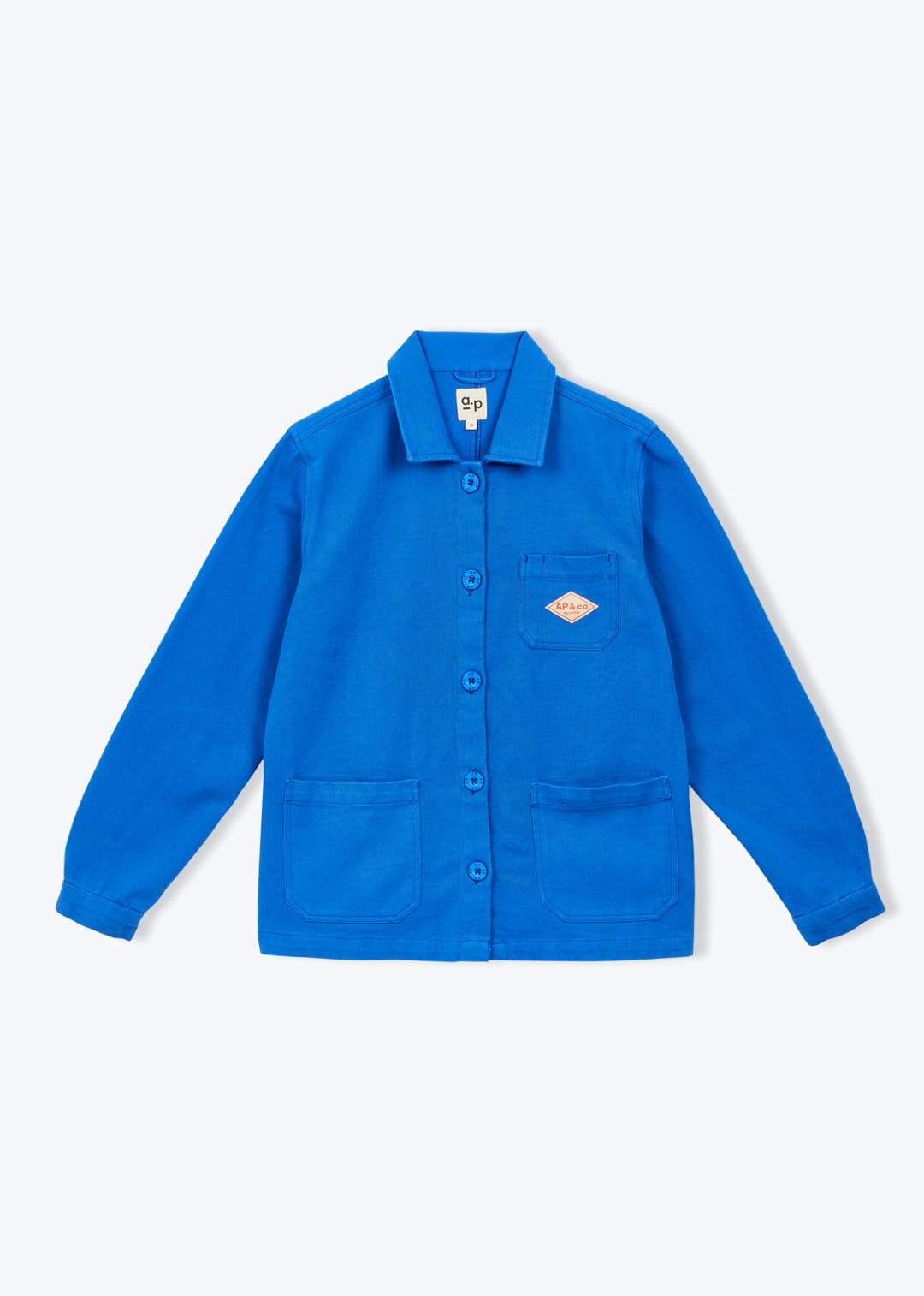 Veste Coton rustique Bleu • a.p • – Image 2