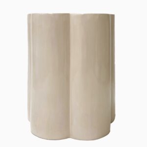 Bout de canapé guimauve beige