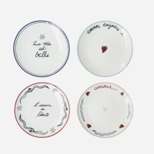 Assiettes «  L’amour en liberté »