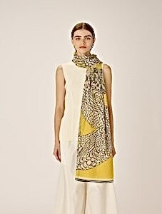 Étole Caracat jaune • Inouï Editions •