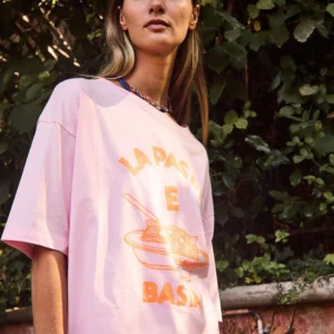 T-Shirt Pasta e Basta Pink  • a.p •