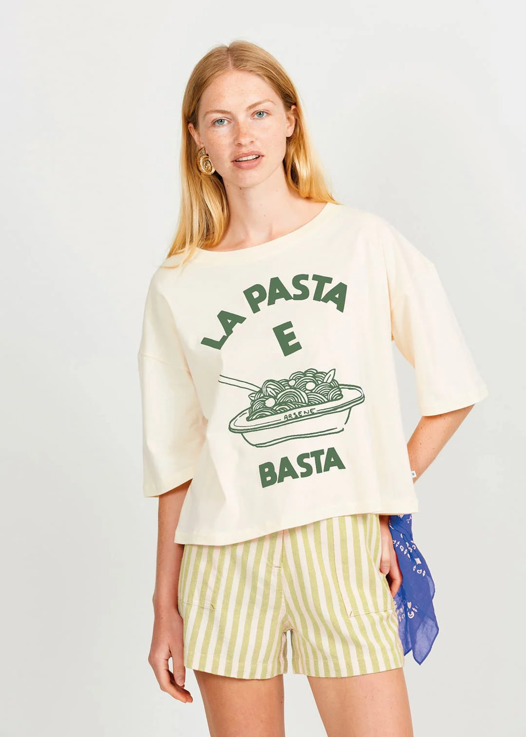 T-Shirt Pasta e Basta kaki • a.p •