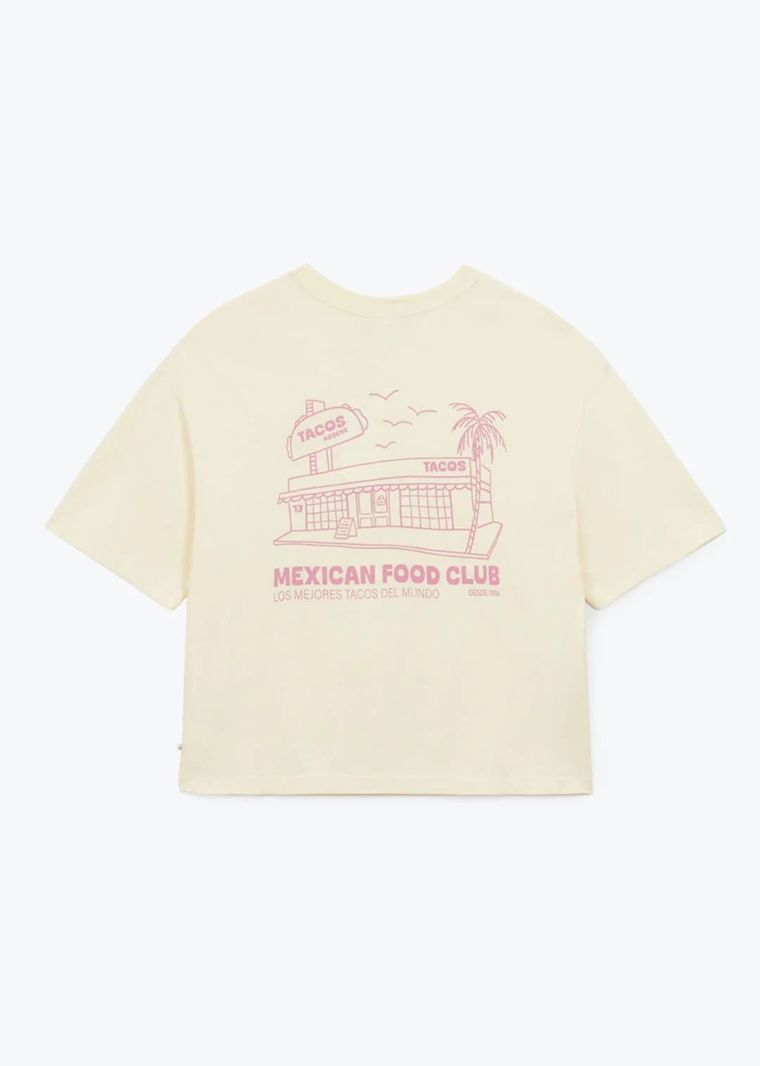 T-Shirt Mexicain Food Ecru • a.p •