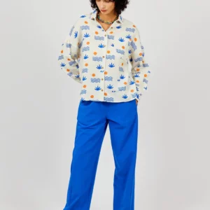 Pantalon Coton Rustique Cobalt • A.P •