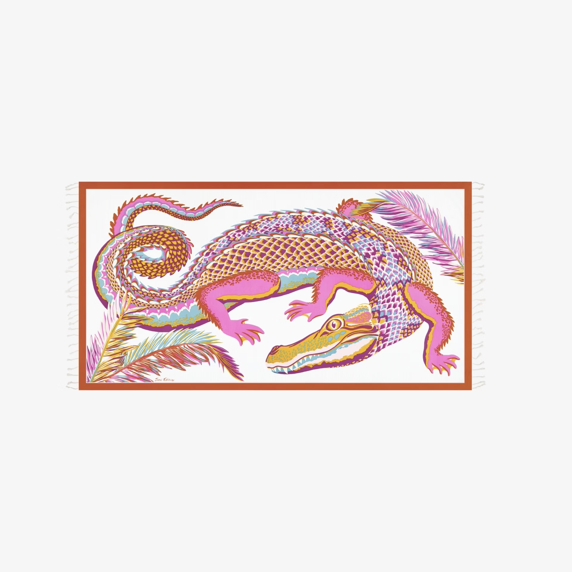 Fouta Croco White • Inouï Editions • – Image 2