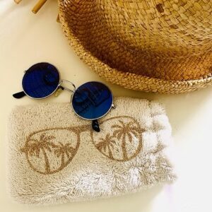 Étui à lunettes velours • Parisienne.kom •