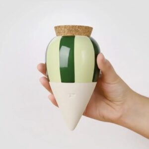 Olla rayures verte • Pépin •