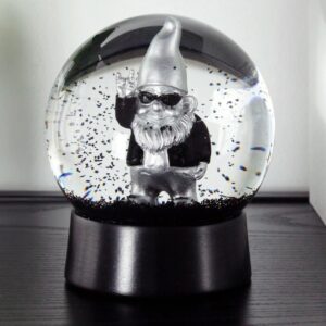 Boule de neige - gnome rock noir