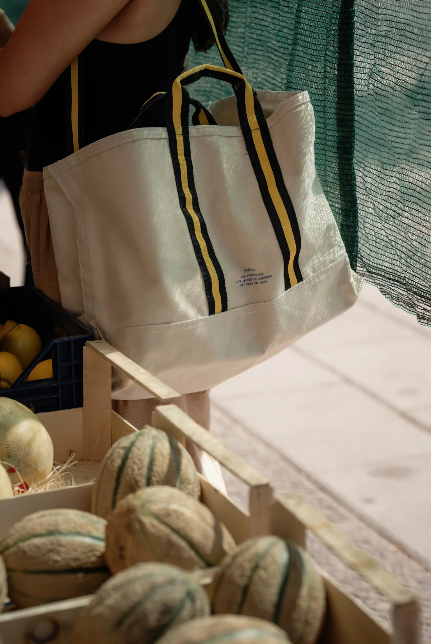 Sac College écru anses recyclées