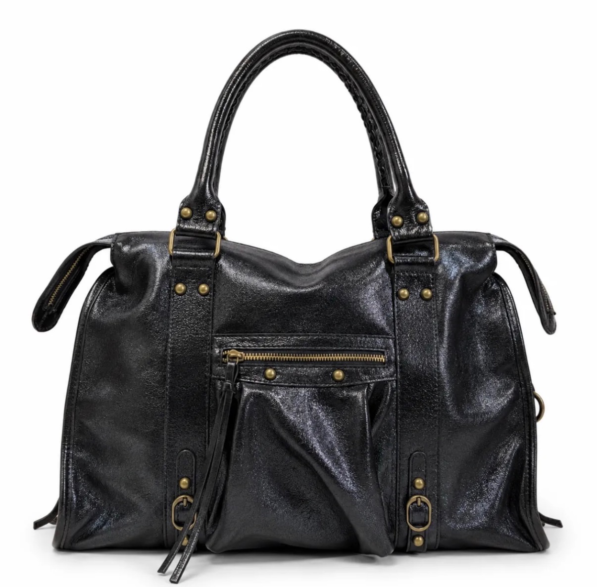 Sac en cuir Noir Milan
