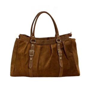 Sac en cuir camel Lydia