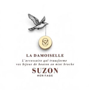 Adaptateur pin’s Damoiselle - Suzon Héritage -