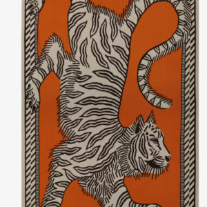 Plaid-Mantra-orange-130x190-en-coton