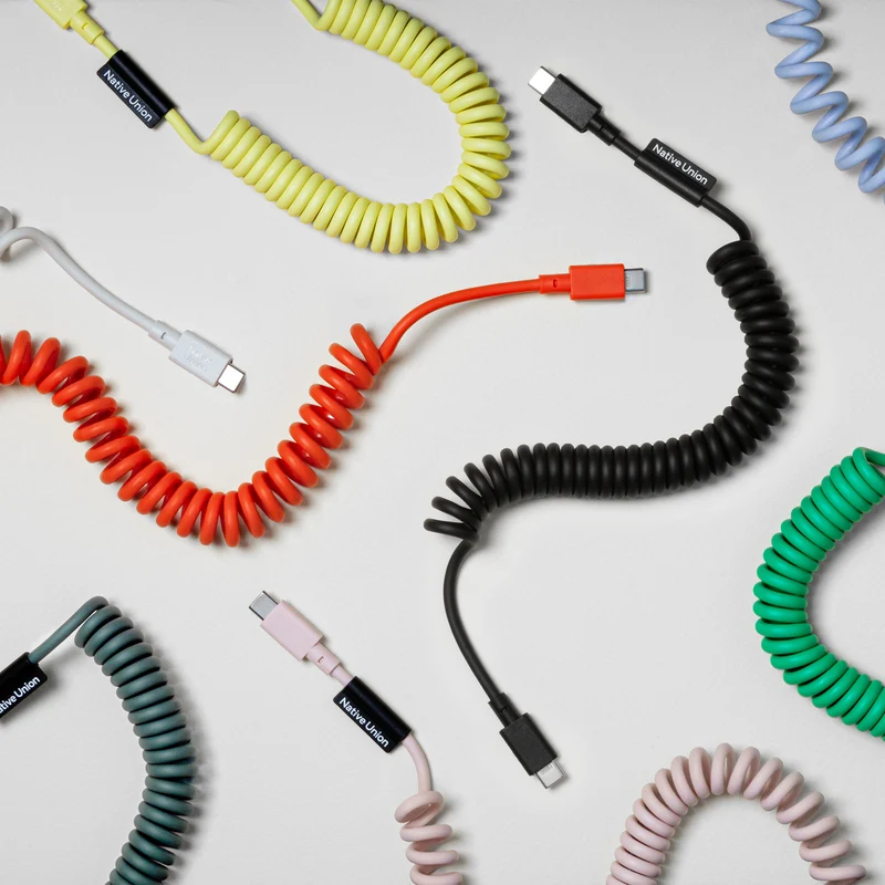 Câble USB-C spirale XL